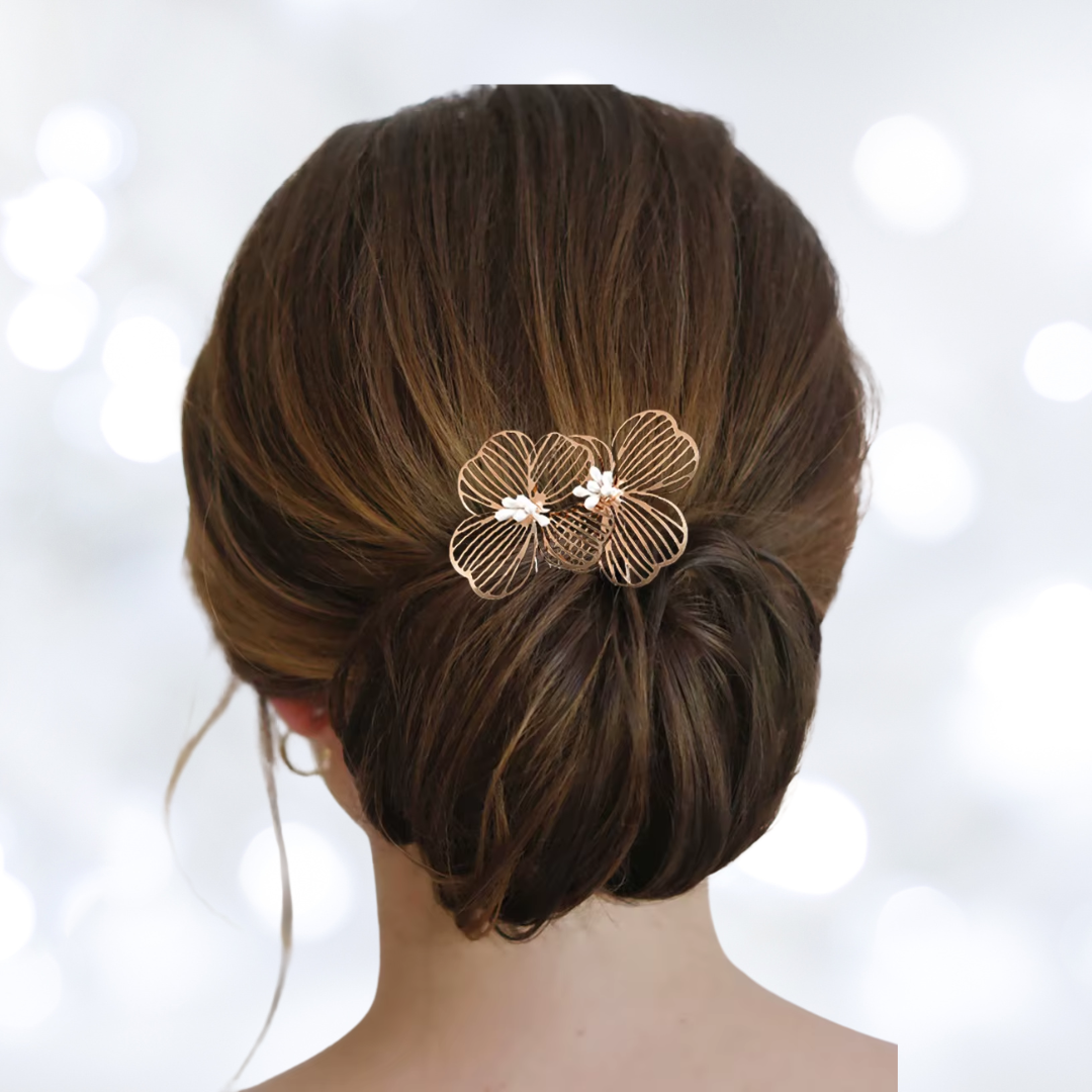 Flower Hair Clip Comb