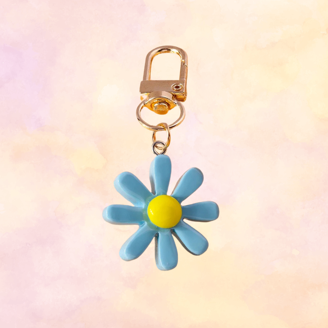 Flower Charm Keychain