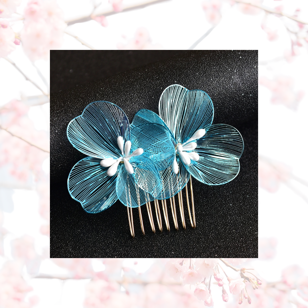 Flower Hair Clip Comb