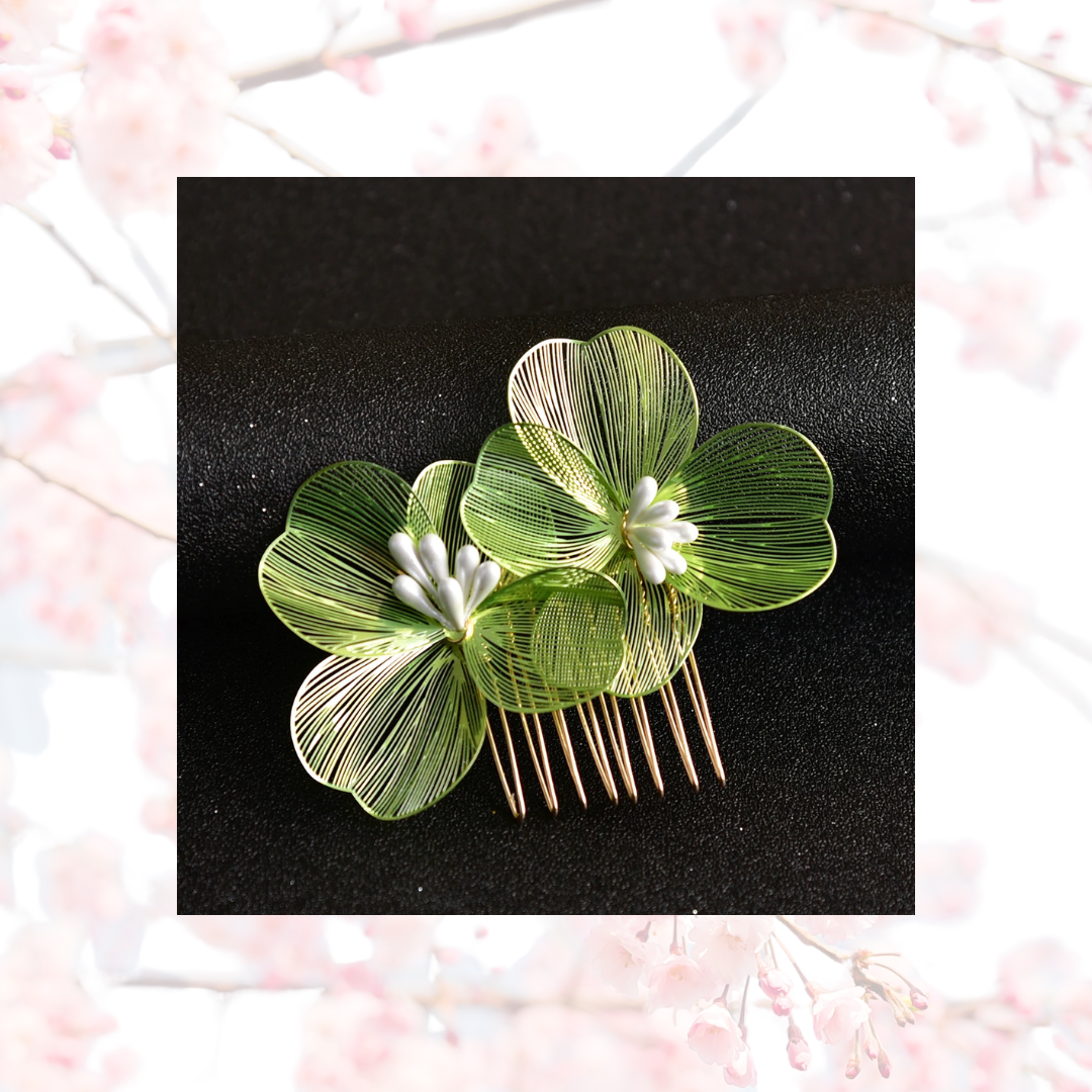 Flower Hair Clip Comb