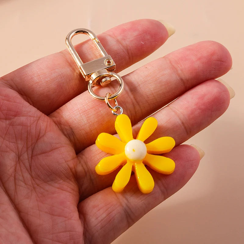 Flower Charm Keychain