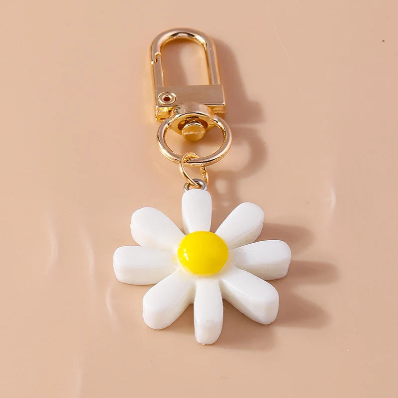 Flower Charm Keychain