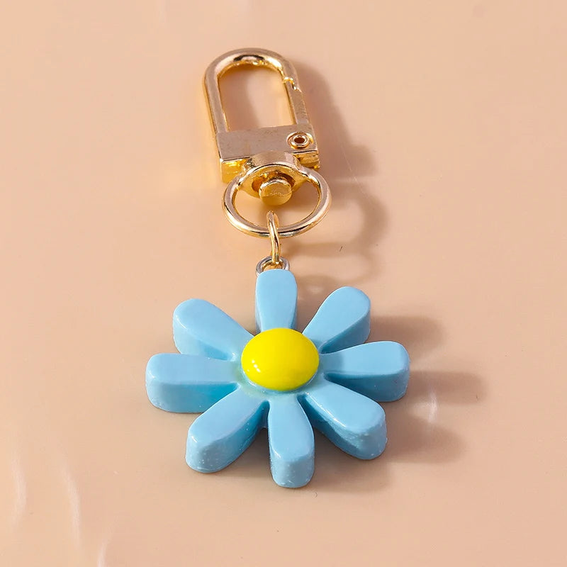 Flower Charm Keychain