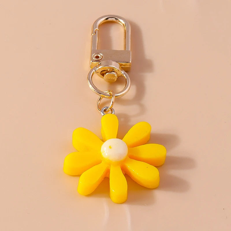 Flower Charm Keychain